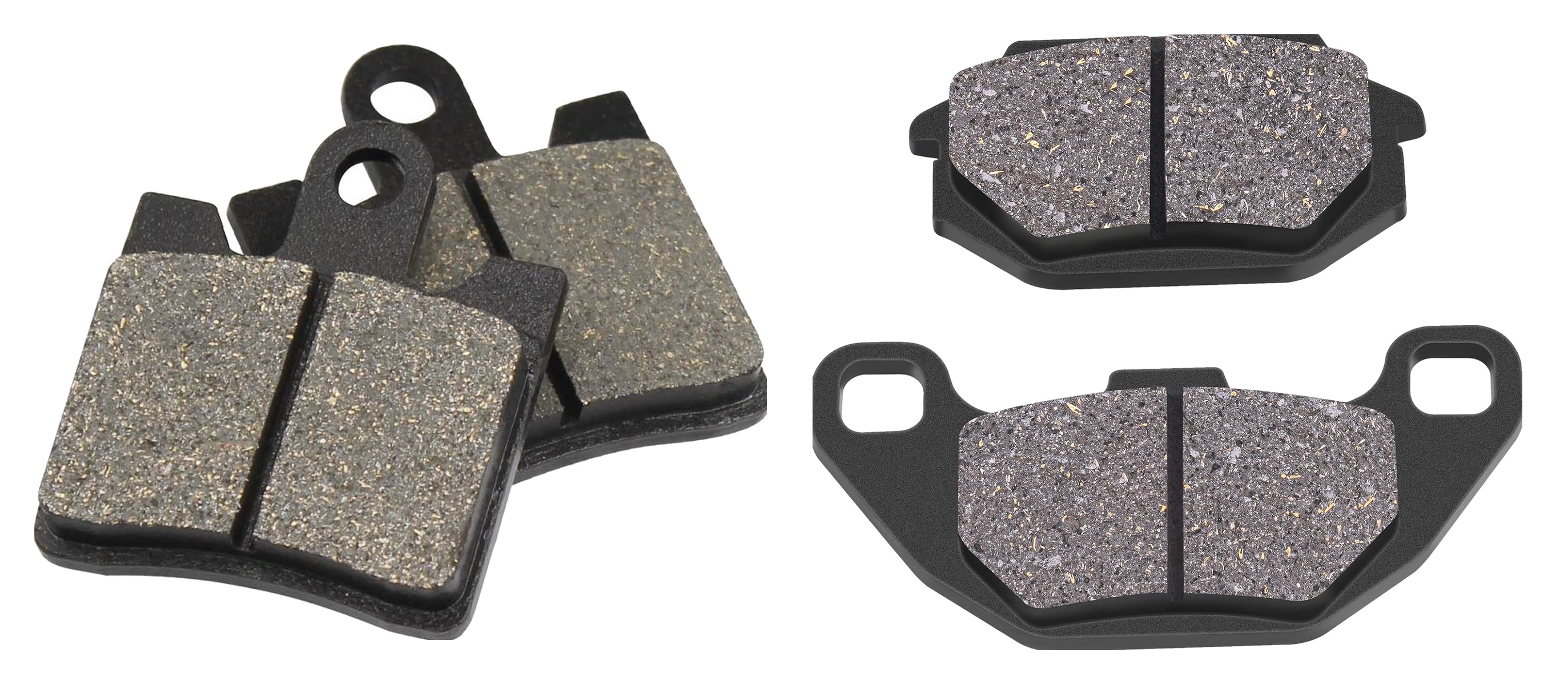 2 Kit plaquettes frein Raven RAV-103-225 Sym GT 500 Avant et Arrièretitle=Forme et couleur