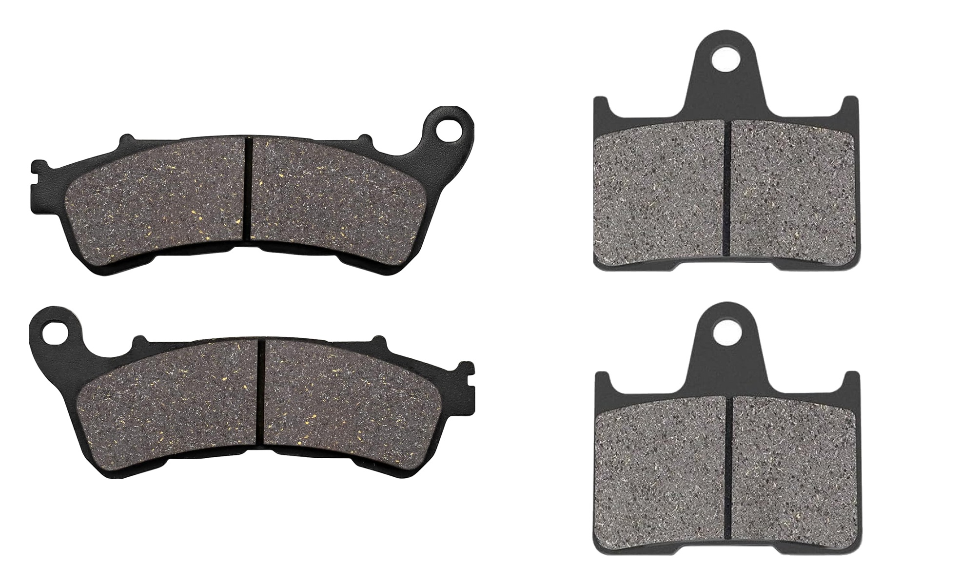 2 Kit plaquettes frein Raven RAV-103-226 Honda VT 750 Shadow Avant et Arrièretitle=Forme et couleur