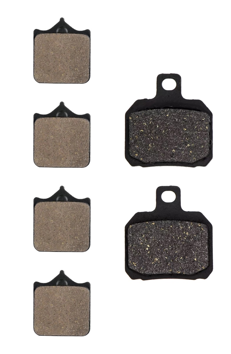 2 Kit plaquettes frein Raven RAV-103-229 Gilera Supersport 600 Avant et Arrièretitle=Forme et couleur