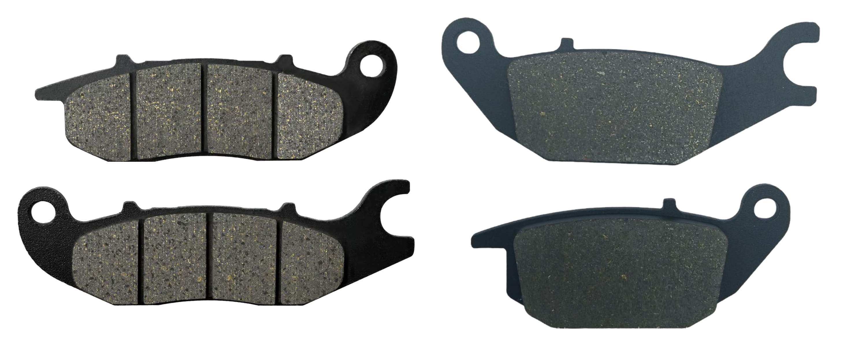 2 Kit plaquettes frein Raven RAV-103-233 Honda CBR 150 R Avant et Arrièretitle=Forme et couleur