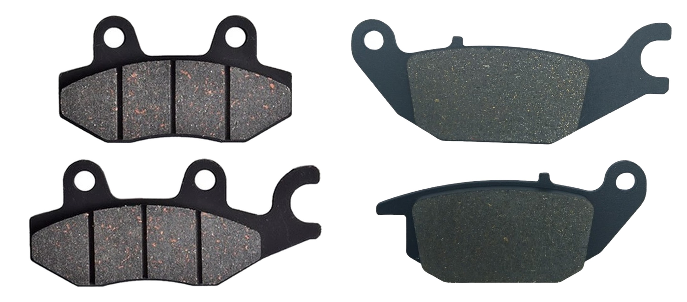 2 Kit plaquettes frein Raven RAV-103-235 Honda XL 125 Varadero Avant et Arrièretitle=Forme et couleur