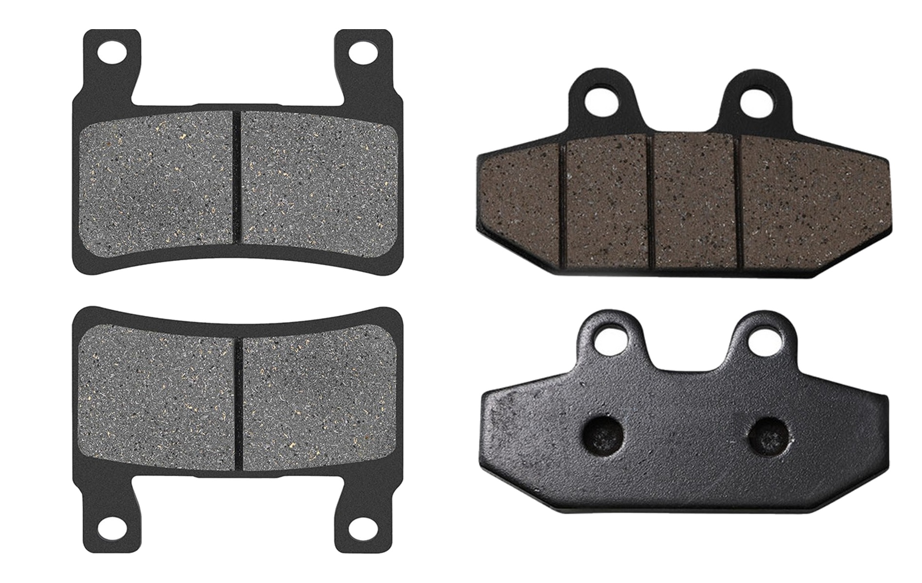 2 Kit plaquettes frein Raven RAV-103-247 Harley-davidson Softail Fat Bob Avant et Arrièretitle=Forme et couleur