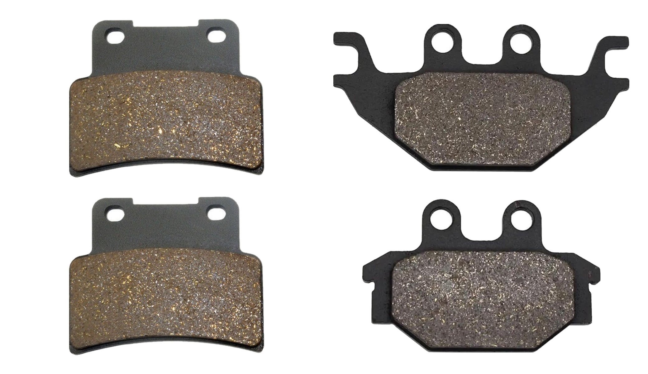 2 Kit plaquettes frein Raven RAV-103-256 Yamaha MT-125 Avant et Arrièretitle=Forme et couleur