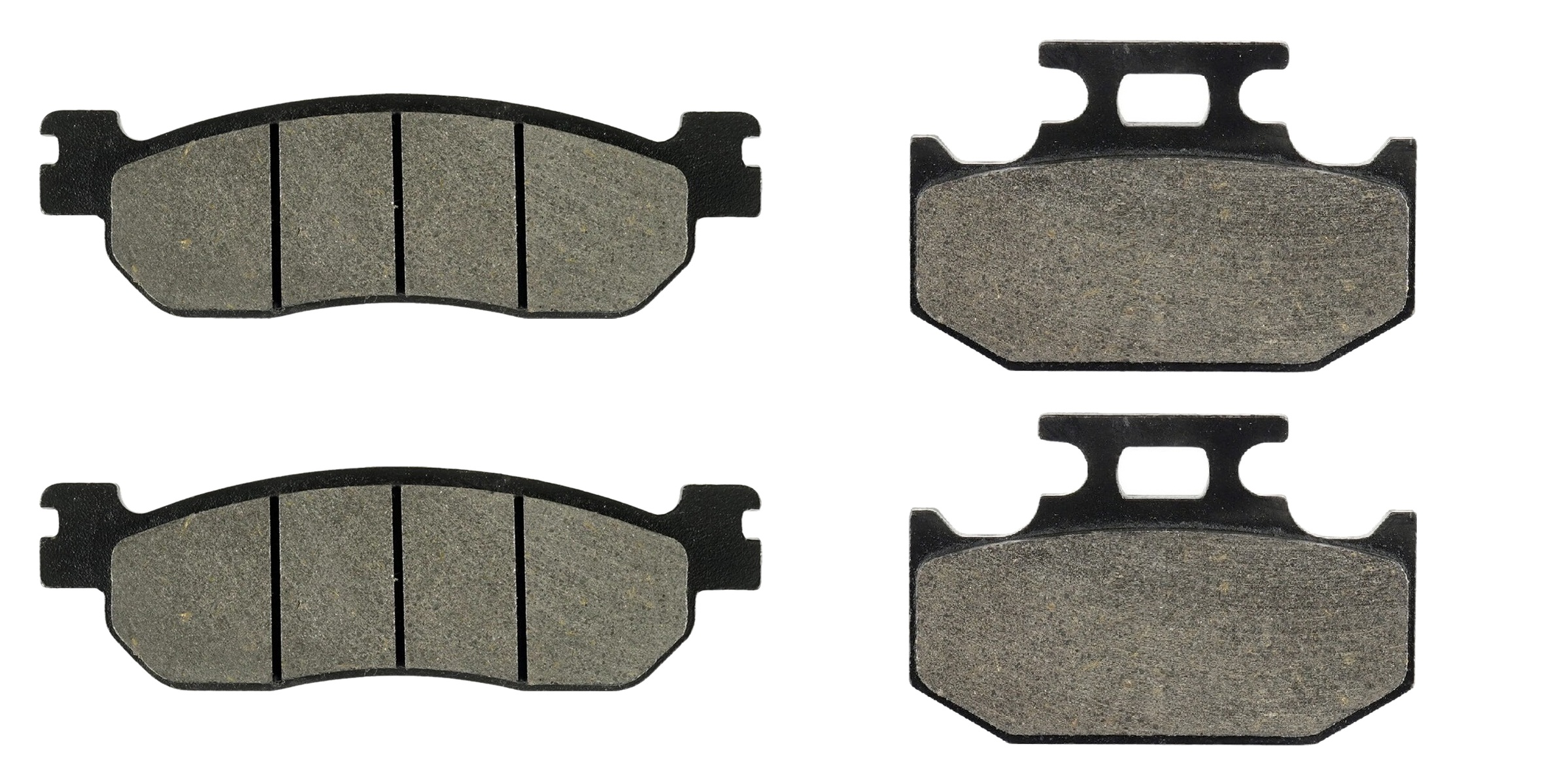 2 Kit plaquettes frein Raven RAV-103-264 Yamaha XT 225 WE Avant et Arrièretitle=Forme et couleur