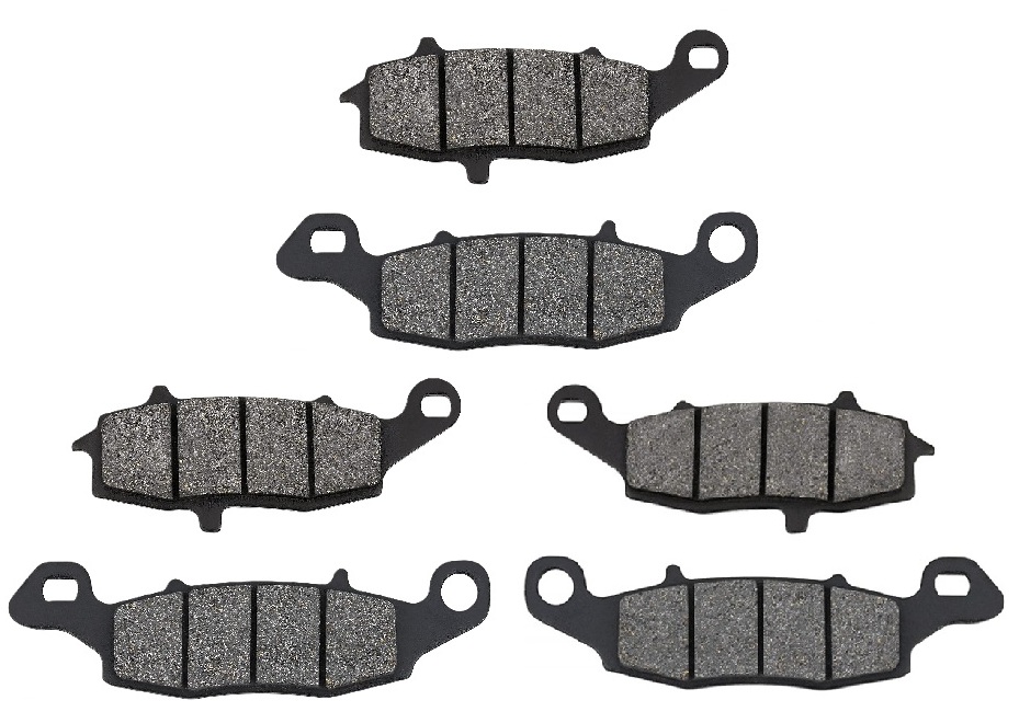 2 Kit plaquettes frein Raven RAV-104-001 Kawasaki KZ 1000 Police Av G, Av D et Artitle=Forme et couleur