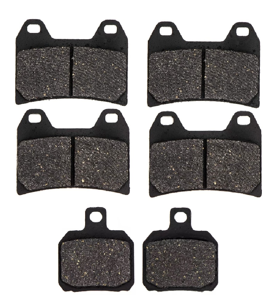 3 Kit plaquettes frein Raven RAV-104-003 Ducati Superbike 848 Av G, Av D et Artitle=Forme et couleur