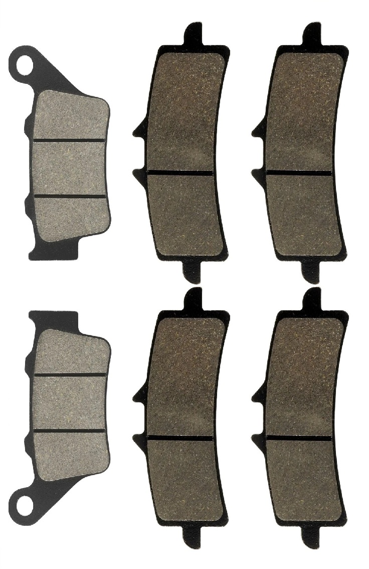 2 Kit plaquettes frein Raven RAV-104-014 Triumph Street Triple 1200 Av G, Av D et Artitle=Forme et couleur