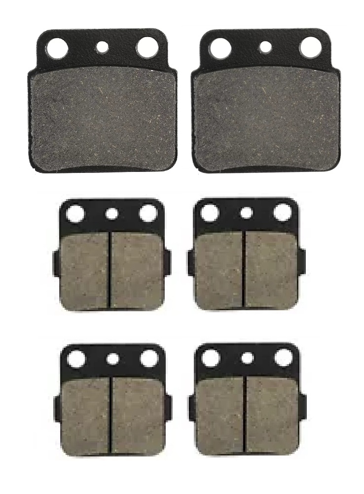 3 Kit plaquettes frein Raven RAV-104-034 Suzuki LT-Z 400 QuadSport Av G, Av D et Artitle=Forme et couleur