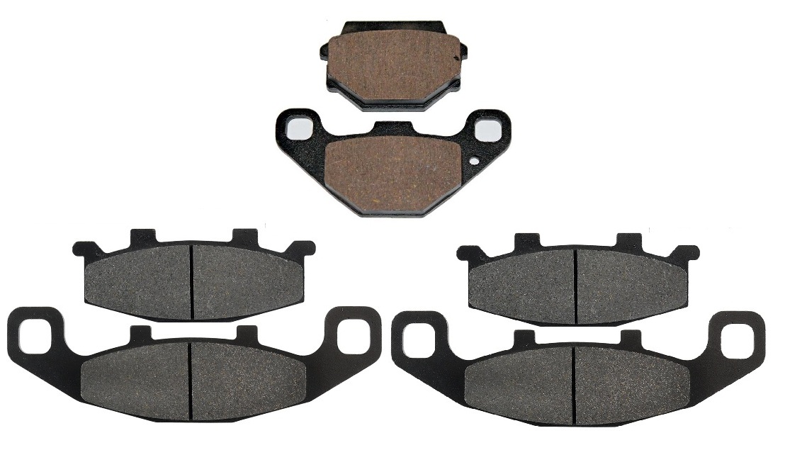 2 Kit plaquettes frein Raven RAV-104-038 Kawasaki KLE 250 Av G, Av D et Artitle=Forme et couleur