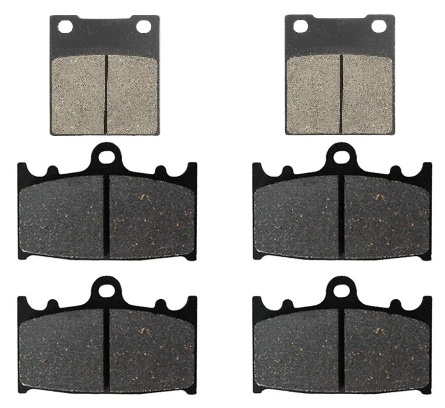 2 Kit plaquettes frein Raven RAV-104-044 Kawasaki Ninja ZX-7R 750 Av G, Av D et Artitle=Forme et couleur