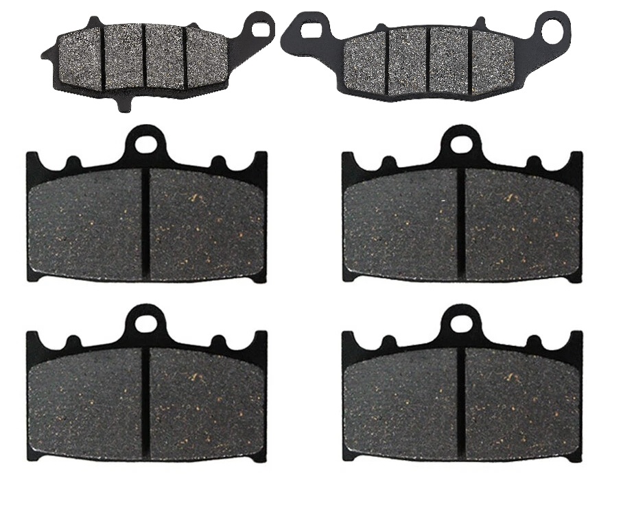 2 Kit plaquettes frein Raven RAV-104-048 Kawasaki Vulcan 1700 Voyager Custom Av G, Av D et Artitle=Forme et couleur