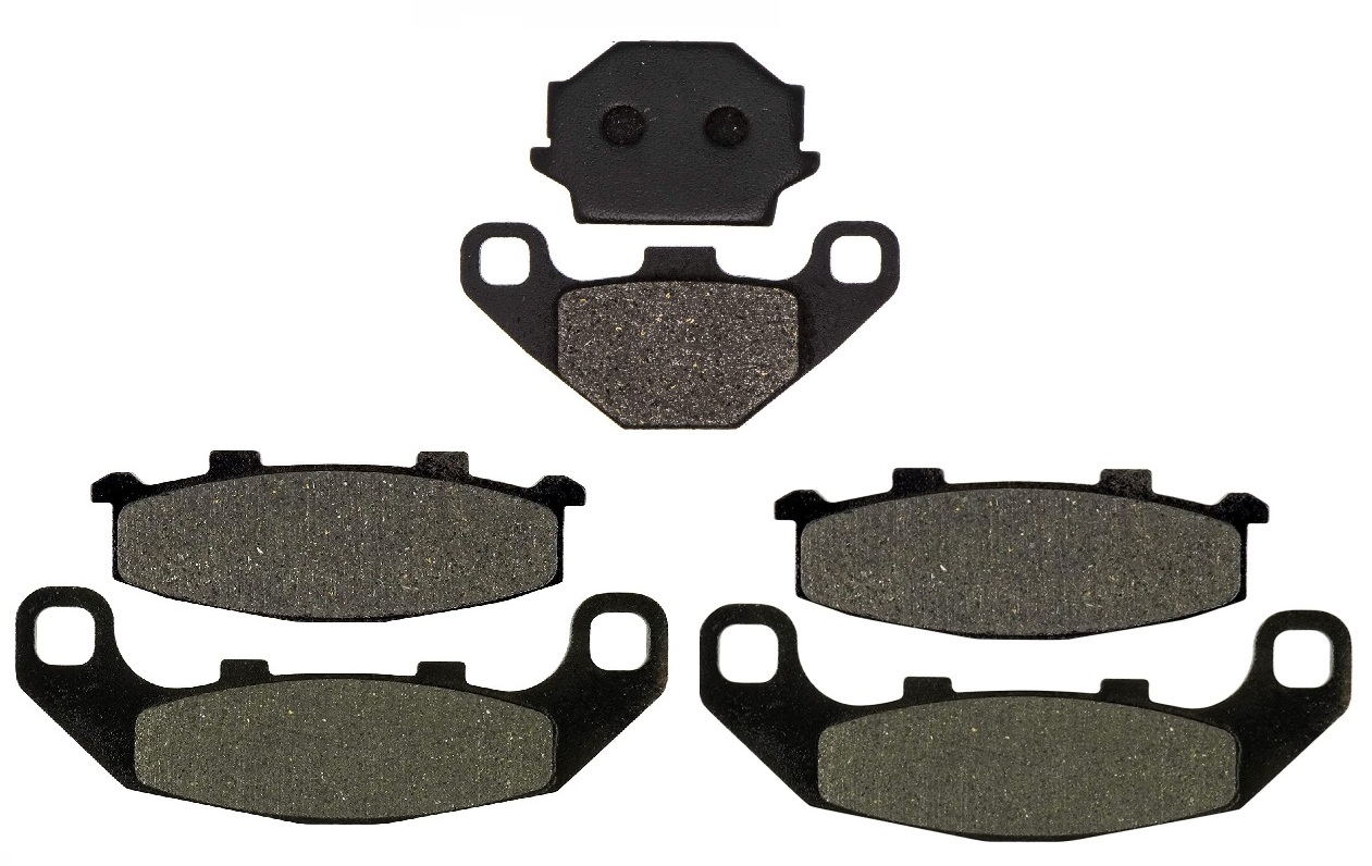 2 Kit plaquettes frein Raven RAV-104-053 Kawasaki GPZ 500S Serie E Av G, Av D et Artitle=Forme et couleur