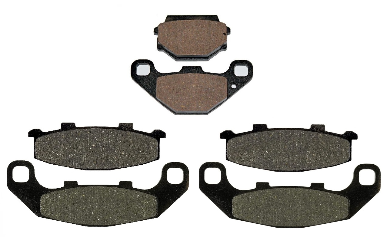 2 Kit plaquettes frein Raven RAV-104-054 Kawasaki ZR 400 Xanthus Av G, Av D et Artitle=Forme et couleur