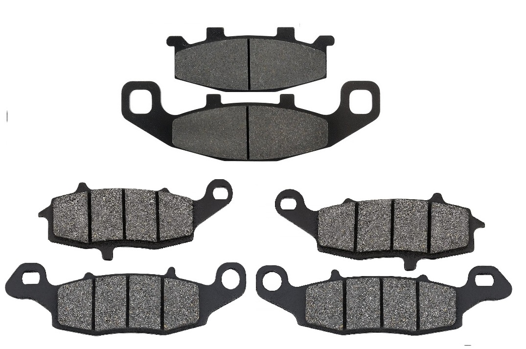 2 Kit plaquettes frein Raven RAV-104-056 Kawasaki Zephyr 1100 Av G, Av D et Artitle=Forme et couleur