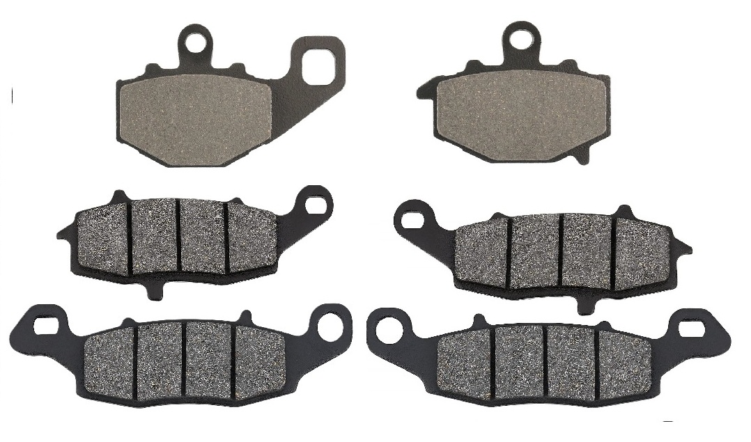 2 Kit plaquettes frein Raven RAV-104-057 Kawasaki KLV 1000 Av G, Av D et Artitle=Forme et couleur