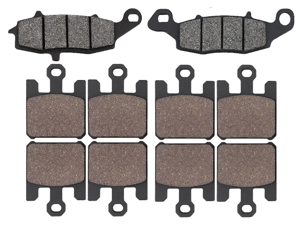 2 Kit plaquettes frein Raven RAV-104-062 Kawasaki Vulcan 1600 Mean Streak Av G, Av D et Artitle=Forme et couleur