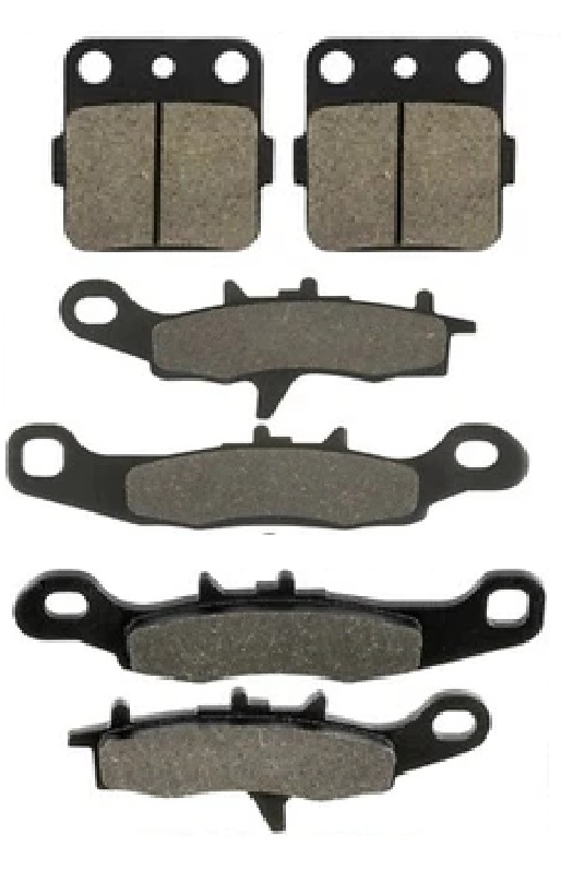 2 Kit plaquettes frein Raven RAV-104-070 Kawasaki KFX 450R Av G, Av D et Artitle=Forme et couleur