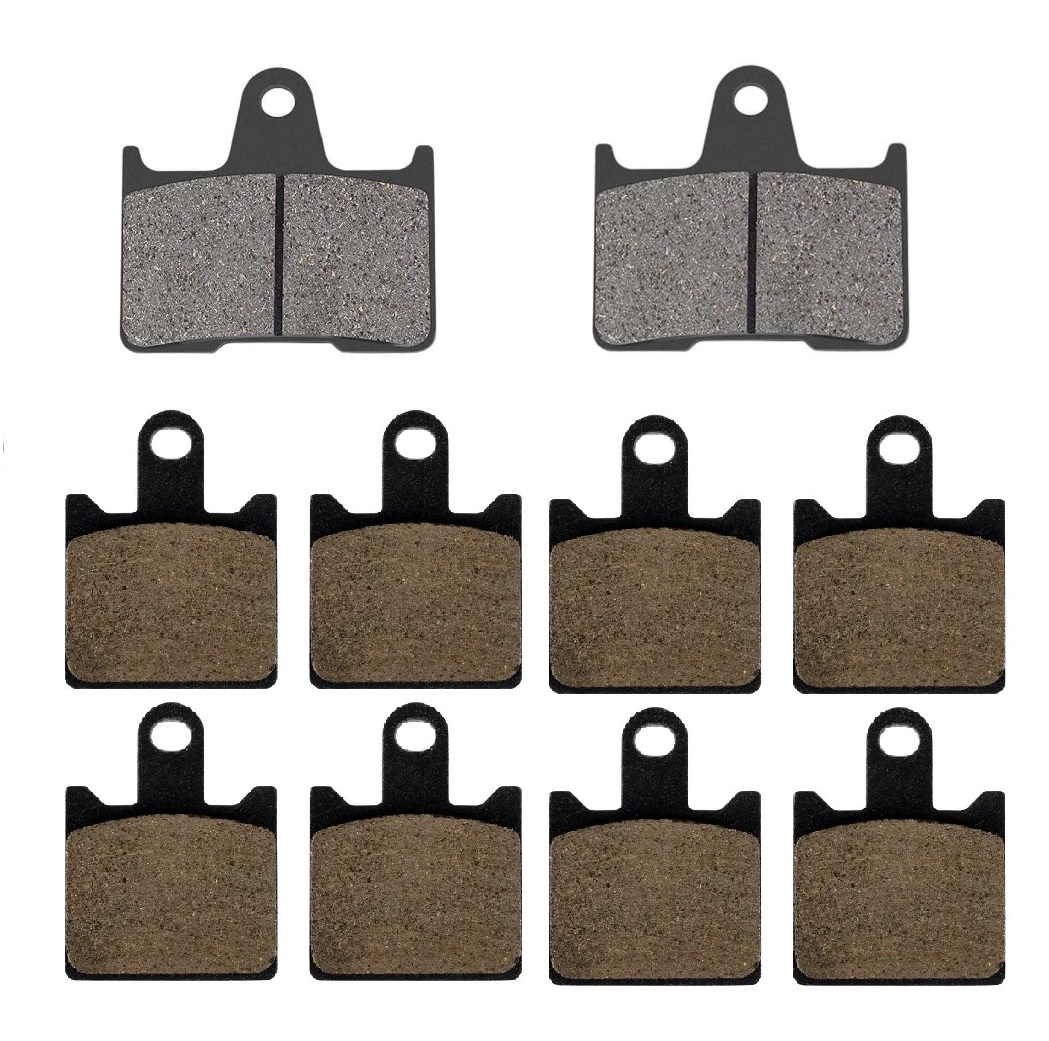 2 Kit plaquettes frein Raven RAV-104-073 Kawasaki GTR 1400 Av G, Av D et Artitle=Forme et couleur