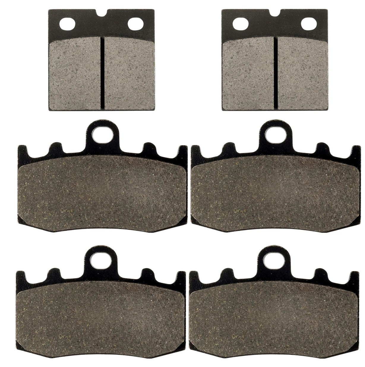 2 Kit plaquettes frein Raven RAV-104-082 Kawasaki K 1200 GT Av G, Av D et Artitle=Forme et couleur