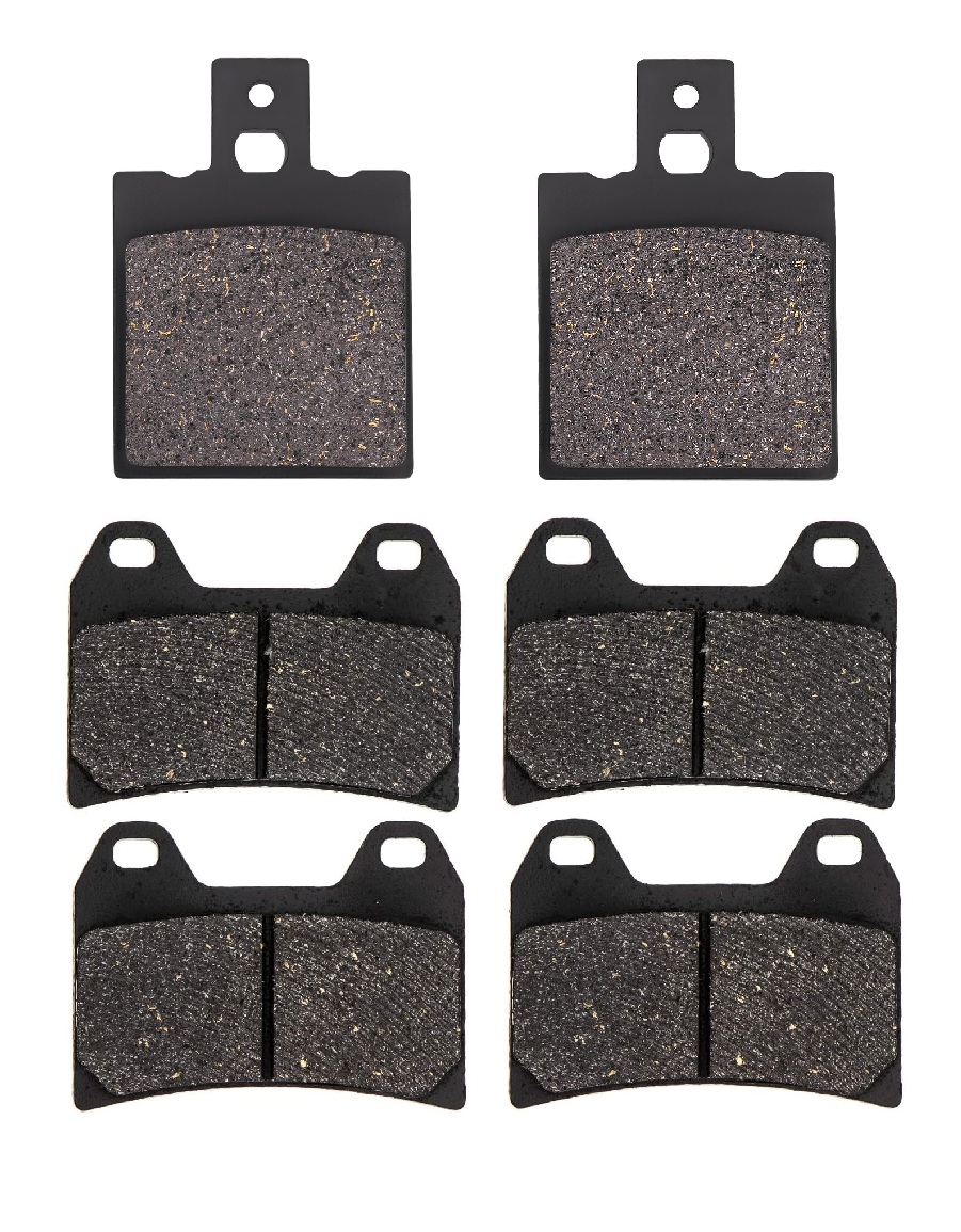 2 Kit plaquettes frein Raven RAV-104-083 Ducati Monster 800 Av G, Av D et Artitle=Forme et couleur