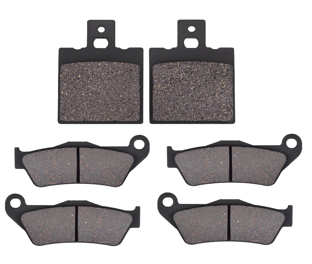 2 Kit plaquettes frein Raven RAV-104-086 Ducati Monster 800 Av G, Av D et Artitle=Forme et couleur