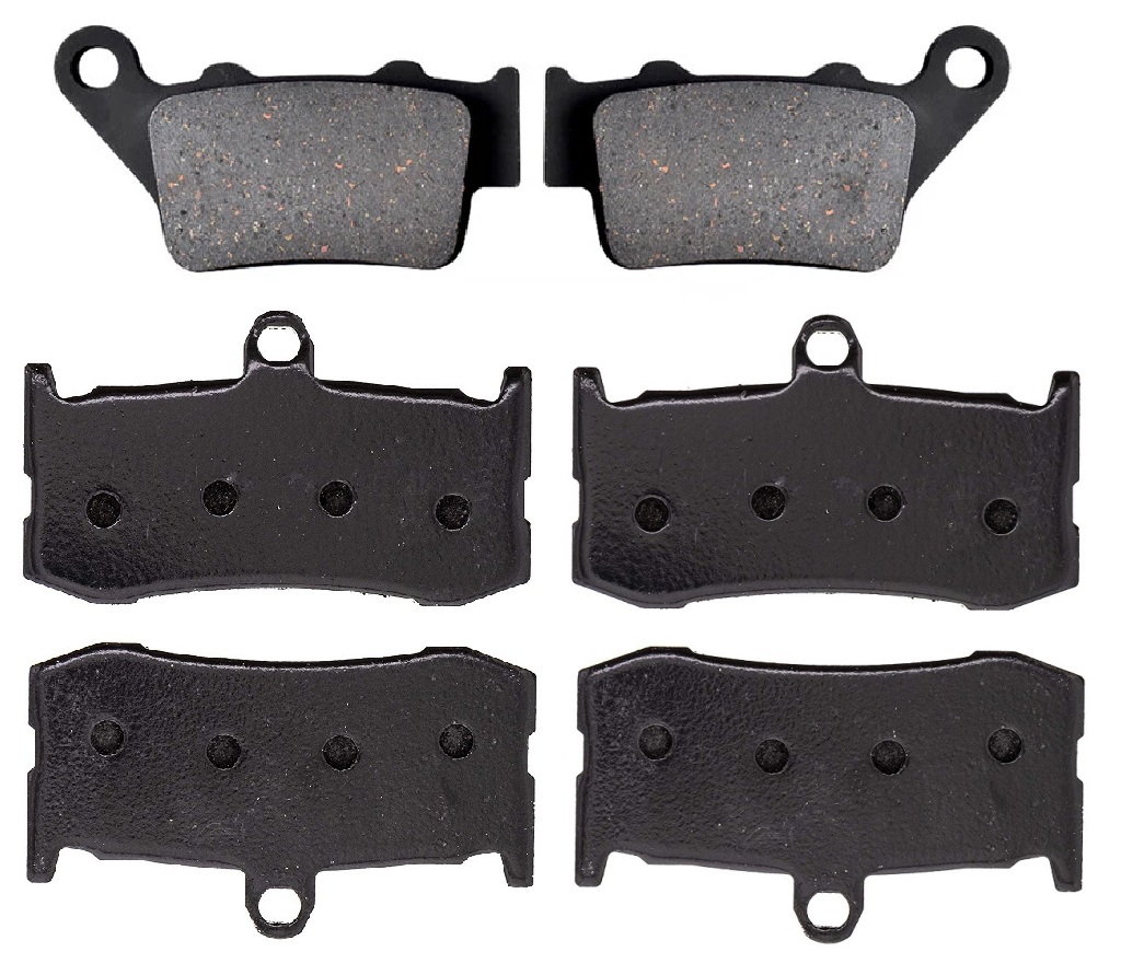 2 Kit plaquettes frein Raven RAV-104-101 Triumph Daytona 675 Av G, Av D et Artitle=Forme et couleur