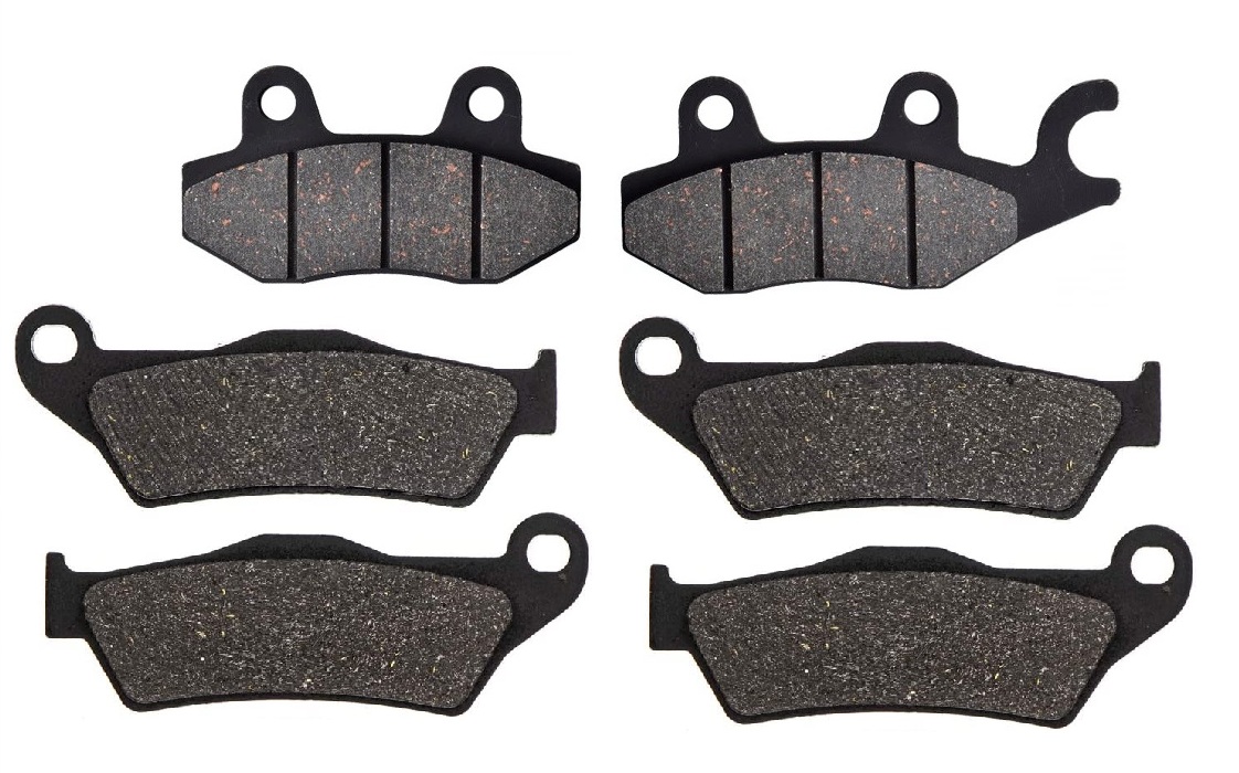 2 Kit plaquettes frein Raven RAV-104-104 Triumph Bonneville 1200 Av G, Av D et Artitle=Forme et couleur