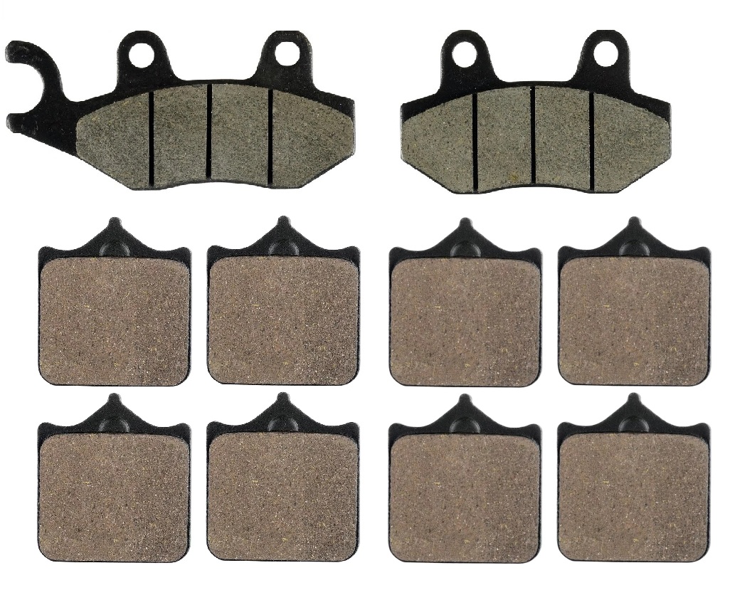 2 Kit plaquettes frein Raven RAV-104-106 Triumph Speed Triple 1050 Av G, Av D et Artitle=Forme et couleur