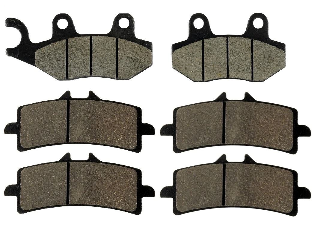 2 Kit plaquettes frein Raven RAV-104-107 Triumph Thruxton 1200 Av G, Av D et Artitle=Forme et couleur