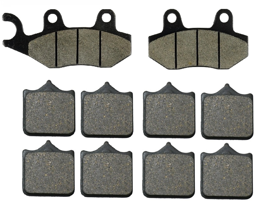 2 Kit plaquettes frein Raven RAV-104-108 Triumph Speed Triple 1050 Av G, Av D et Artitle=Forme et couleur