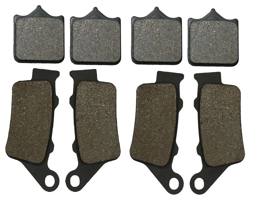 2 Kit plaquettes frein Raven RAV-104-109 Triumph Daytona 765 Av G, Av D et Artitle=Forme et couleur