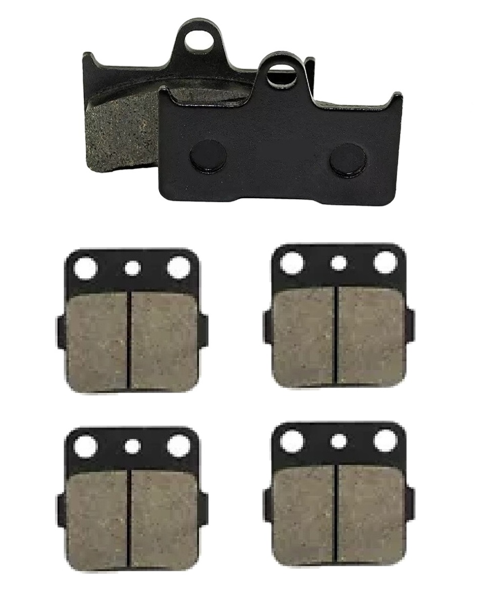 3 Kit plaquettes frein Raven RAV-104-129 Yamaha YFM Grizzly 660 Av G, Av D et Artitle=Forme et couleur