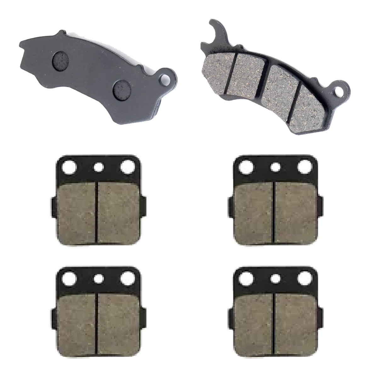 3 Kit plaquettes frein Raven RAV-104-130 Honda TRX 500 Foreman Av G, Av D et Artitle=Forme et couleur