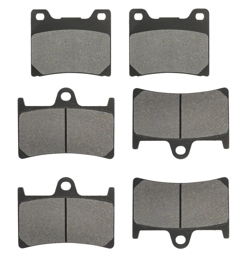 3 Kit plaquettes frein Raven RAV-104-140 Yamaha YZF 600R Thundercat Av G, Av D et Artitle=Forme et couleur