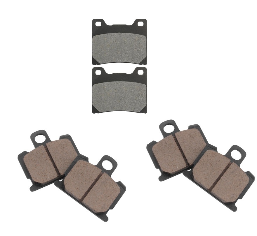 3 Kit plaquettes frein Raven RAV-104-142 Yamaha XV 920 Av G, Av D et Artitle=Forme et couleur