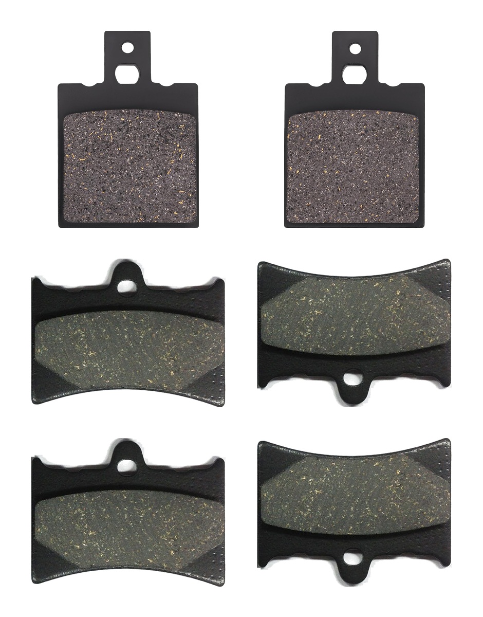 3 Kit plaquettes frein Raven RAV-104-150 Gilera Nordwest 600 Av G, Av D et Artitle=Forme et couleur