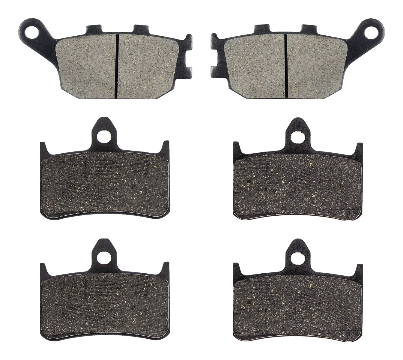 3 Kit plaquettes frein Raven RAV-104-155 Honda VTR 1000 Firestorm Av G, Av D et Artitle=Forme et couleur