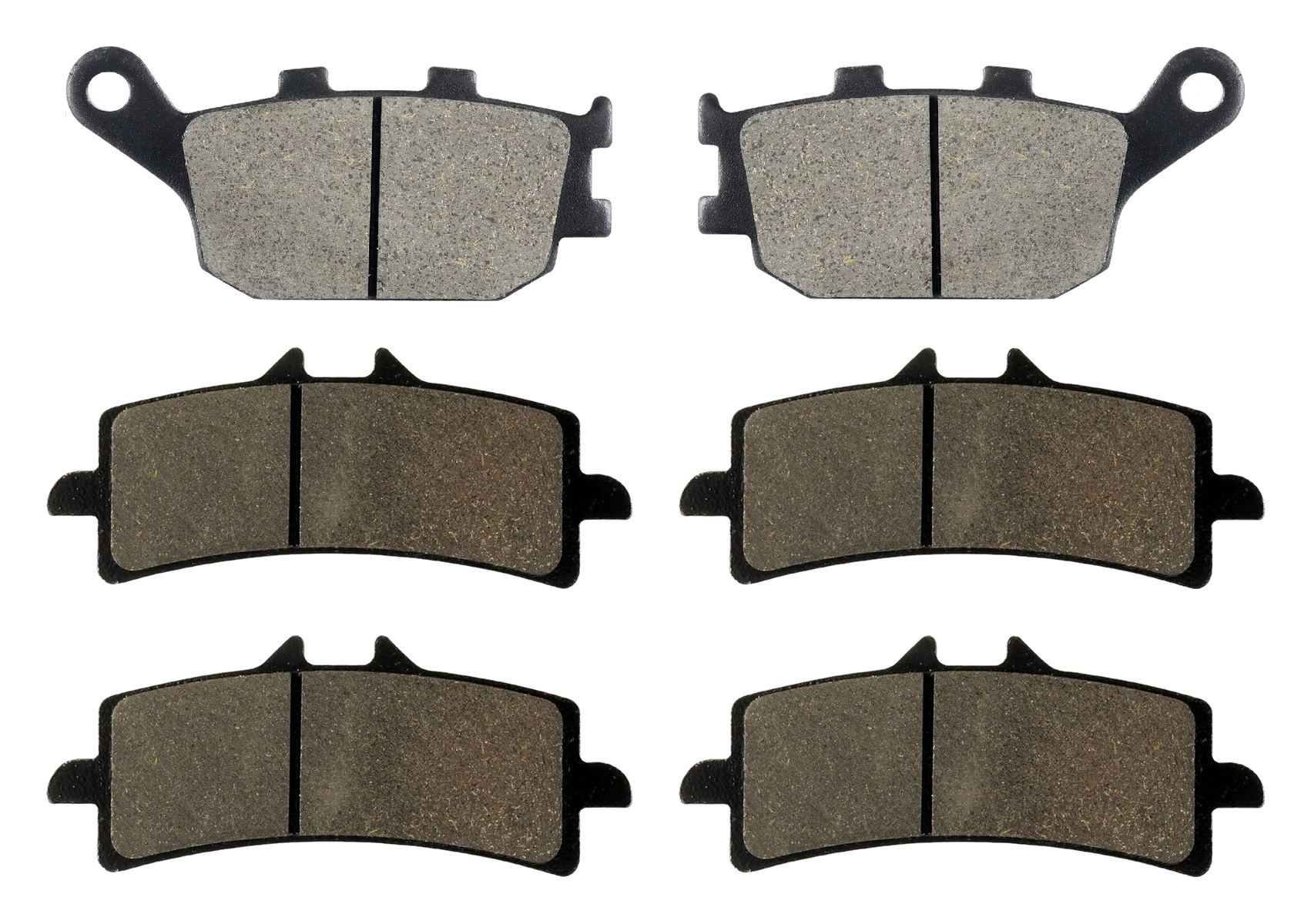 3 Kit plaquettes frein Raven RAV-104-158 Kawasaki Z H2 SE 1000 Av G, Av D et Artitle=Forme et couleur