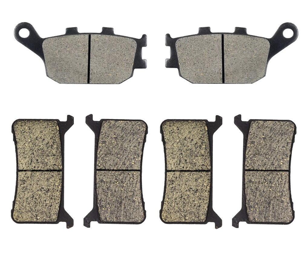 3 Kit plaquettes frein Raven RAV-104-159 Honda CB 1100 RS Av G, Av D et Artitle=Forme et couleur