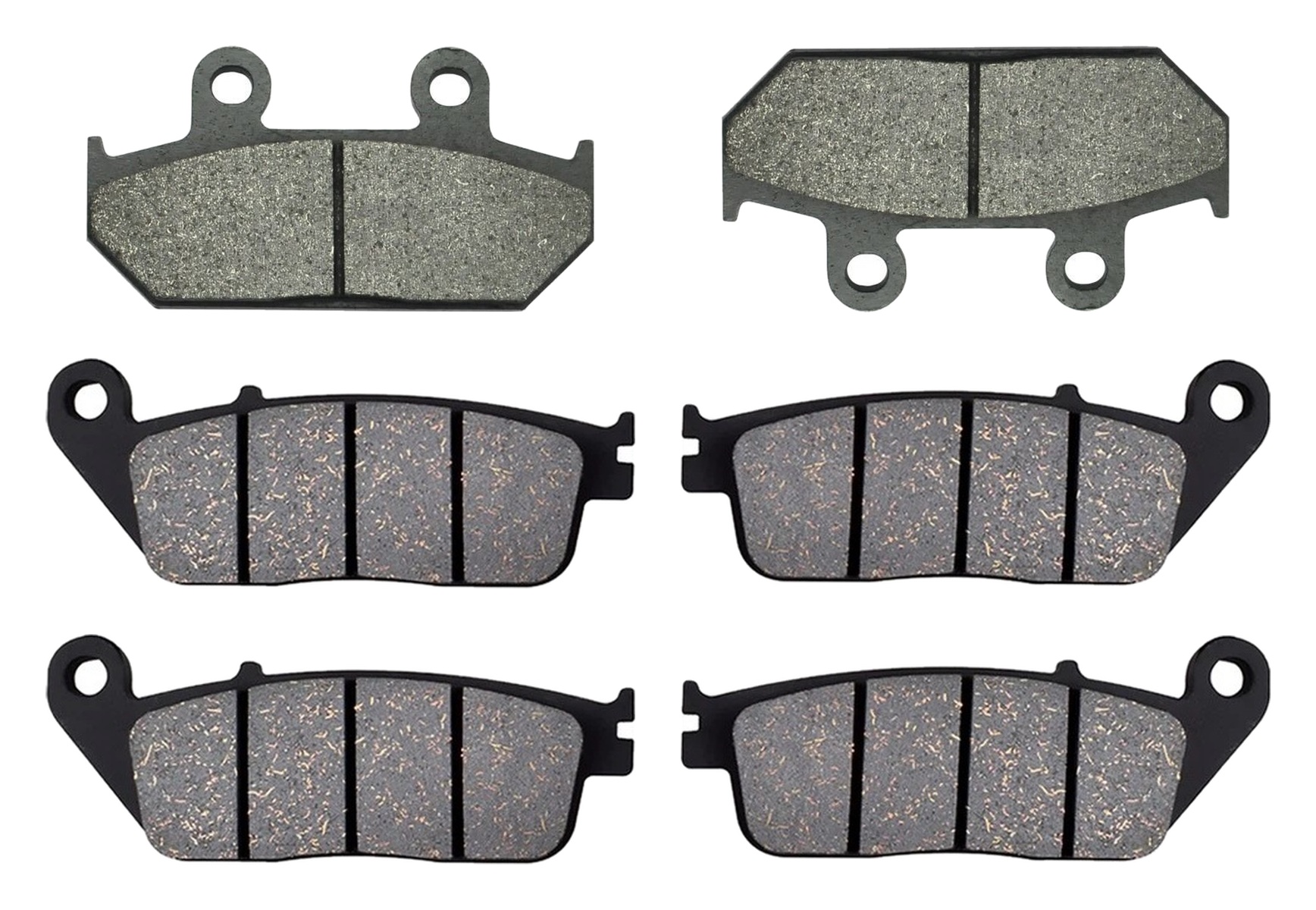 3 Kit plaquettes frein Raven RAV-104-161 Suzuki Burgman 650 AN Av G, Av D et Artitle=Forme et couleur