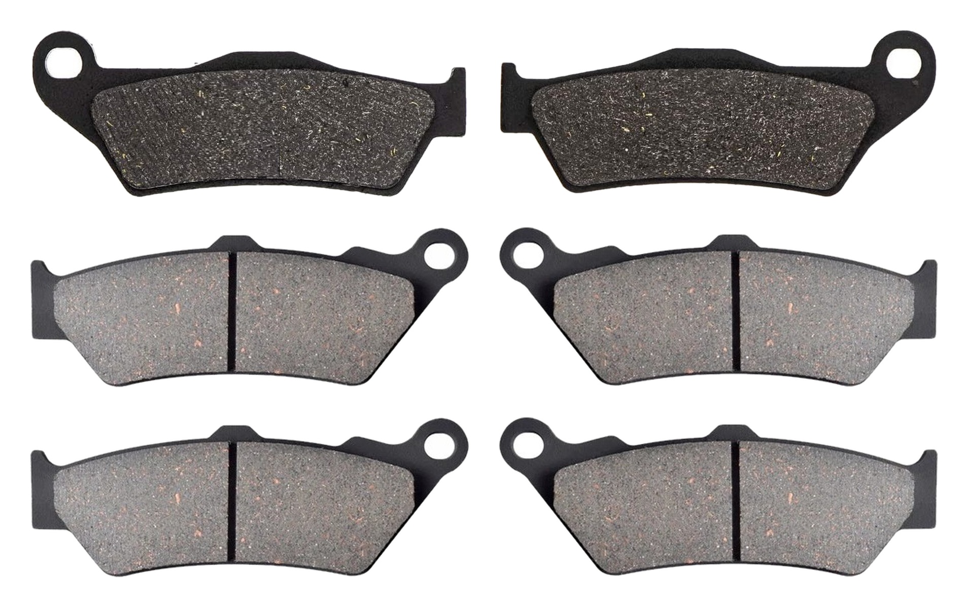 3 Kit plaquettes frein Raven RAV-104-169 Ktm Adventure 950 Av G, Av D et Artitle=Forme et couleur