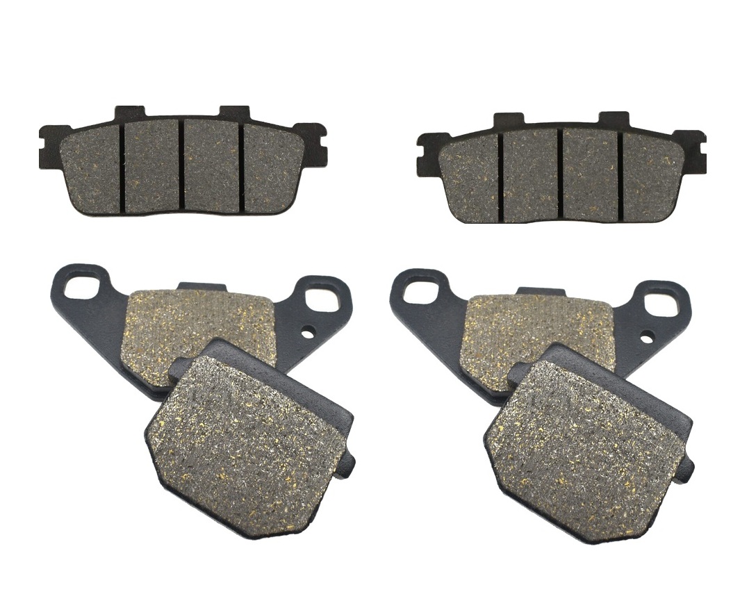 3 Kit plaquettes frein Raven RAV-104-177 Daelim ET 300 Av G, Av D et Artitle=Forme et couleur