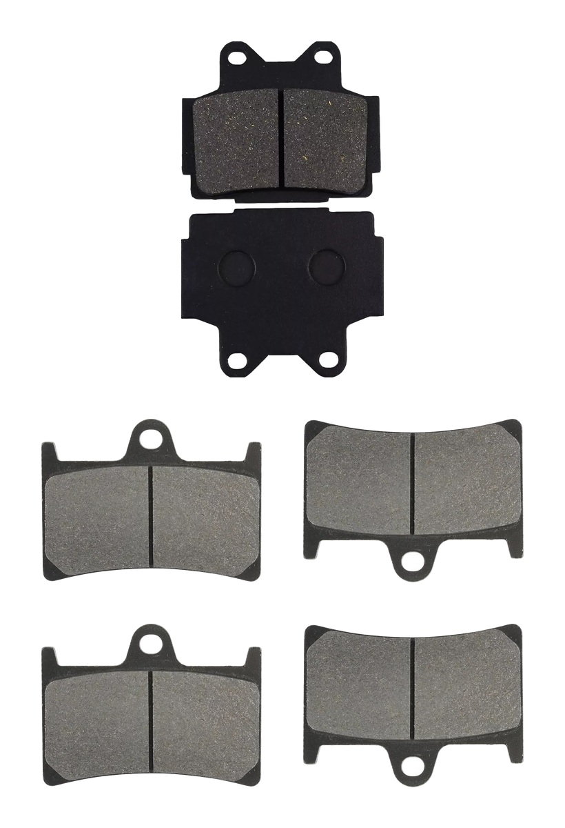 3 Kit plaquettes frein Raven RAV-104-182 Yamaha TZR 250 Av G, Av D et Artitle=Forme et couleur