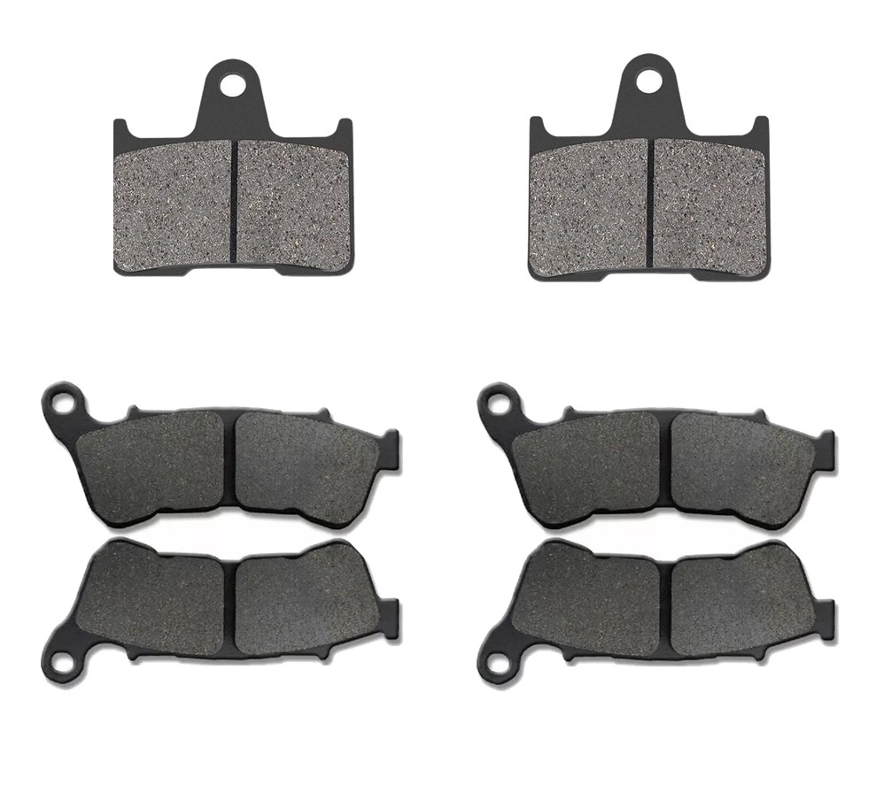 3 Kit plaquettes frein Raven RAV-104-202 Harley-davidson Sportster Roadster Av G, Av D et Artitle=Forme et couleur
