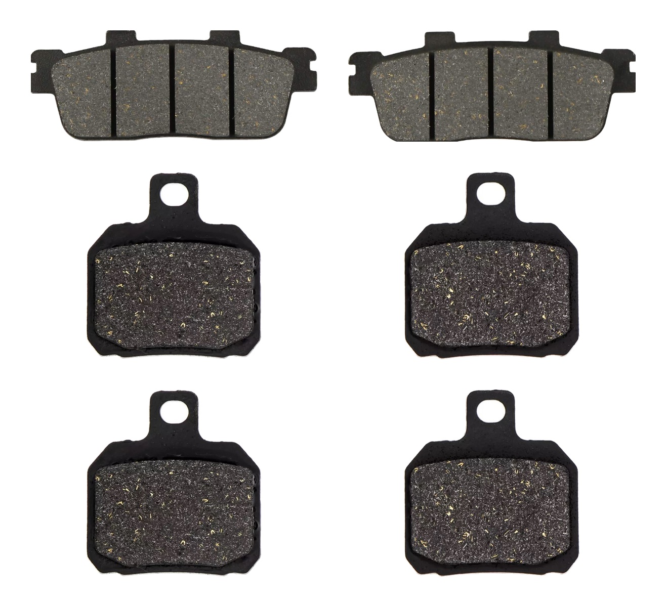3 Kit plaquettes frein Raven RAV-104-203 Adiva AD2 300 Av G, Av D et Artitle=Forme et couleur