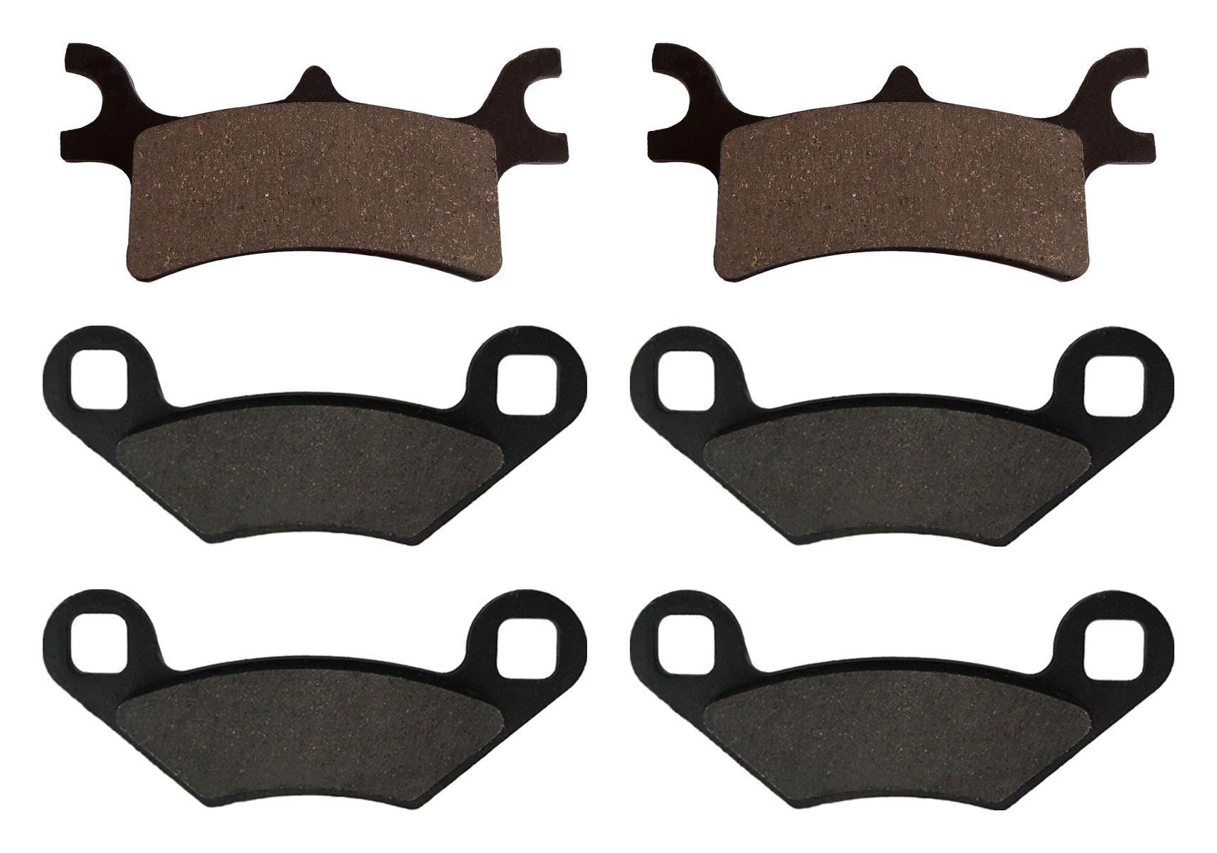 3 Kit plaquettes frein Raven RAV-104-208 Polaris PRO 500 Av G, Av D et Artitle=Forme et couleur