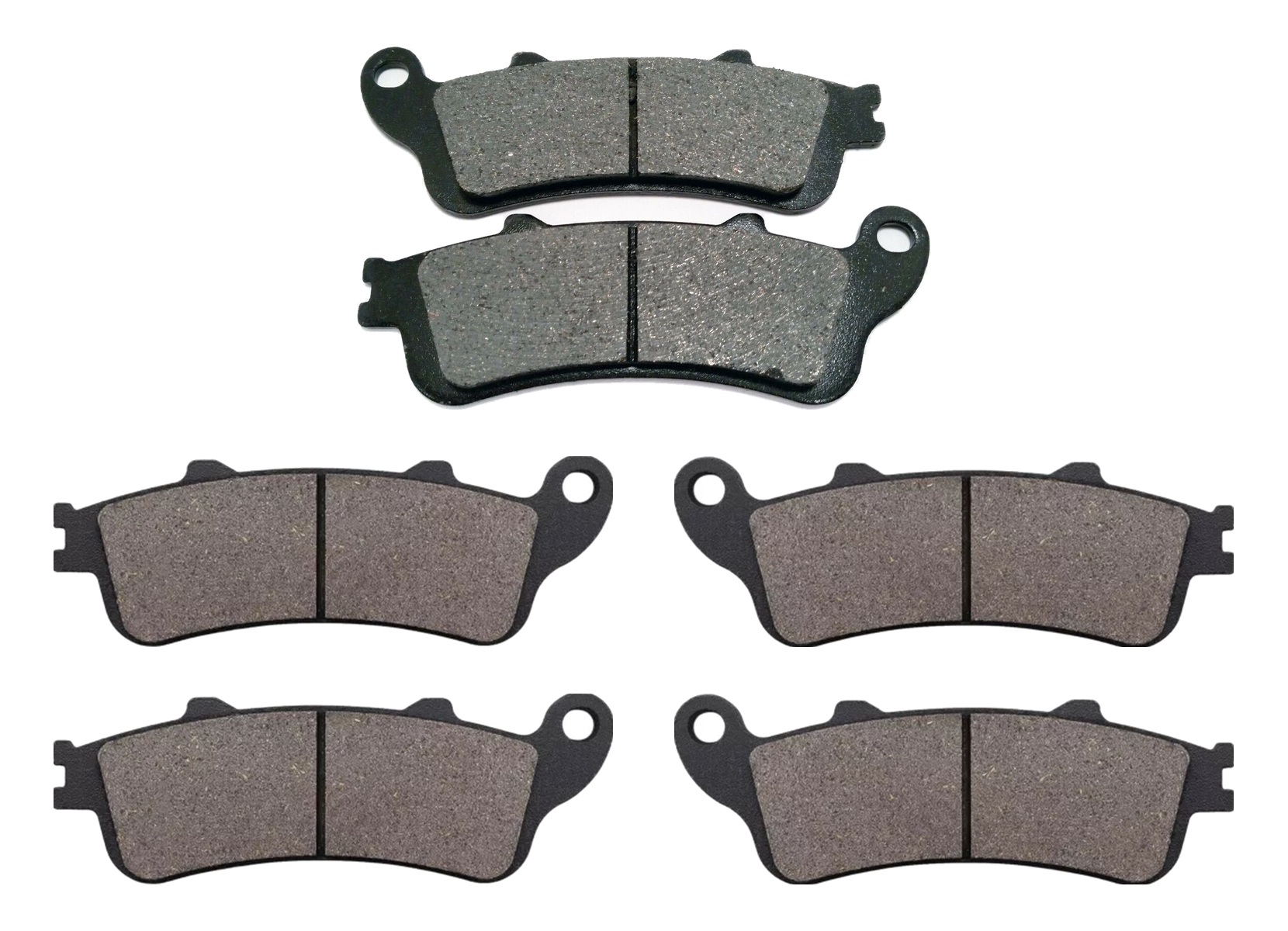 3 Kit plaquettes frein Raven RAV-104-213 Honda GL 1800 Gold-Wing Av G, Av D et Artitle=Forme et couleur