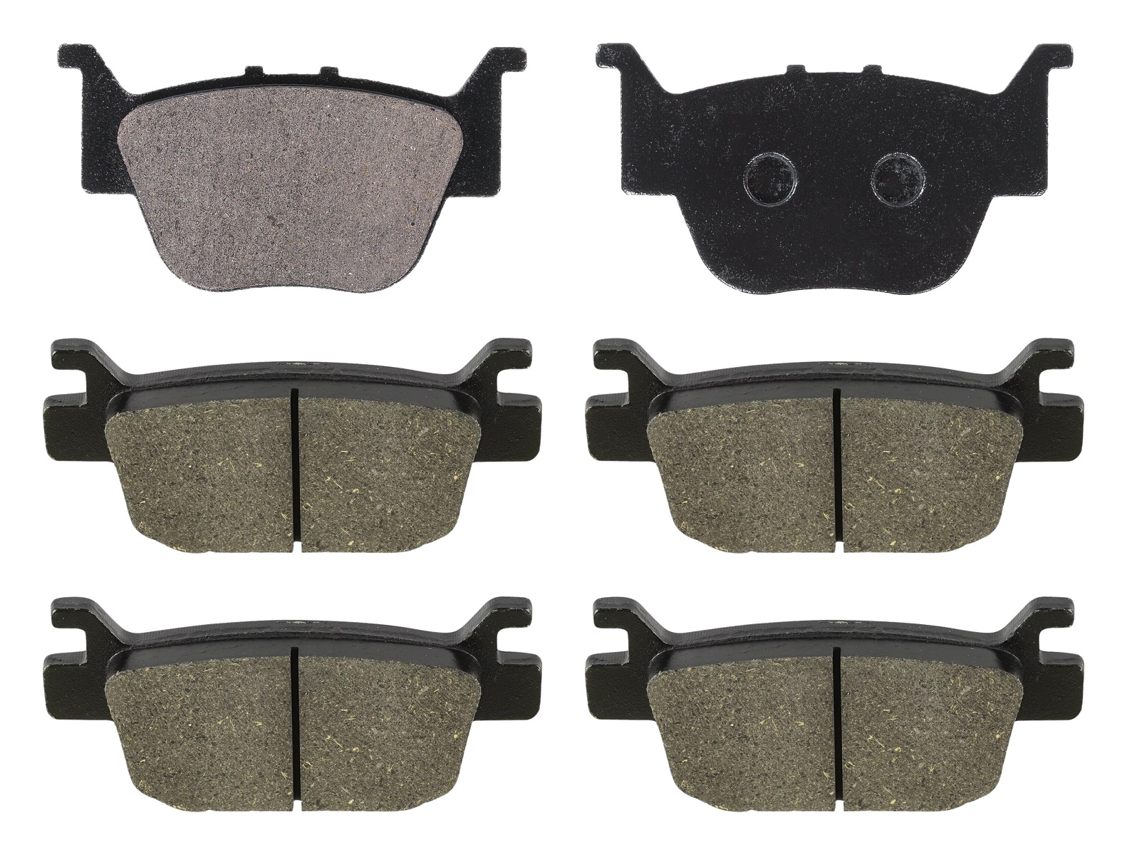 3 Kit plaquettes frein Raven RAV-104-221 Honda TRX 680 Rincon Av G, Av D et Artitle=Forme et couleur