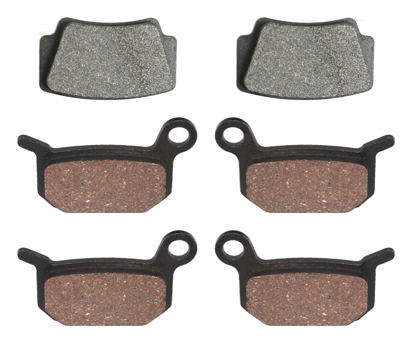 3 Kit plaquettes frein Raven RAV-104-224 Ktm XC 450 Av G, Av D et Artitle=Forme et couleur