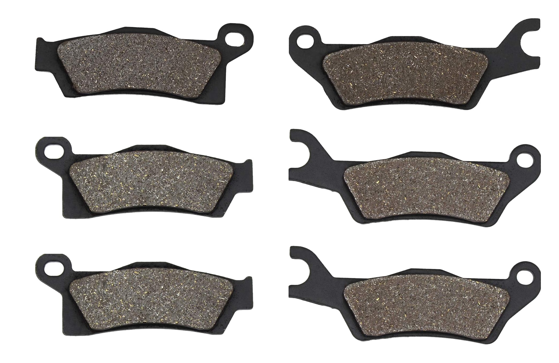 3 Kit plaquettes frein Raven RAV-104-232 Can-am Outlander 800 Av G, Av D et Artitle=Forme et couleur